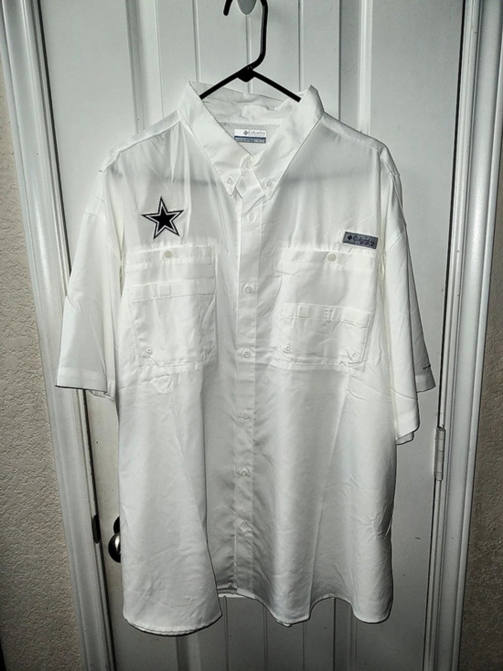Columbia PFG Tamiami SS Shirt Short Sleeve Shirt in White 2XL NWT